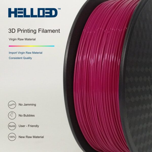 HELLO3D 3D Printer Filament - 1.75mm - Maroon - 1Kg
