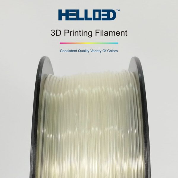 HELLO3D 3D Printer Filament - 1.75mm - Transparent - 1Kg