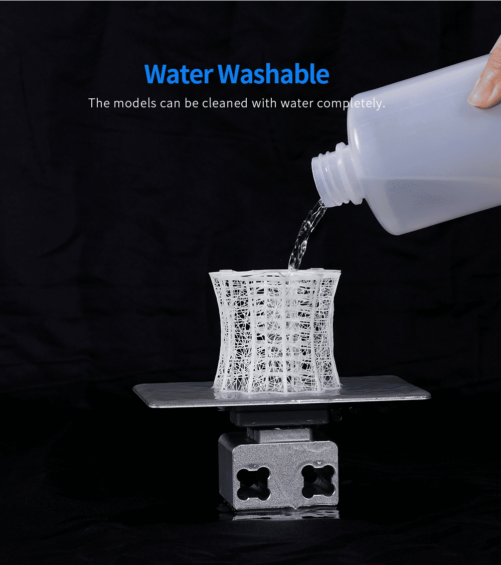 NOVA3D 3D Printer Water Washable Resin 405nm - Grey 1L