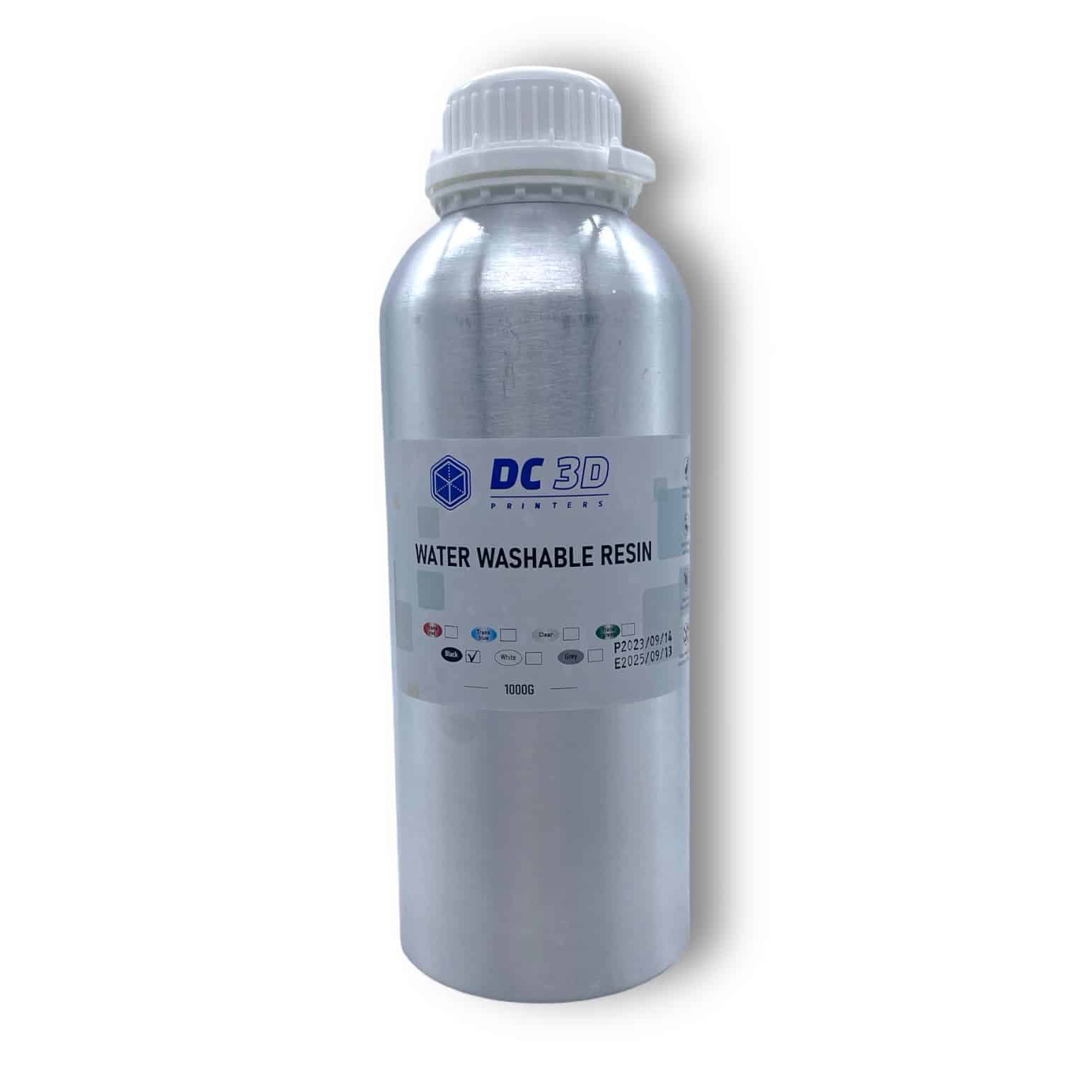 DC 3D UV Resin - Water Washable - Black - 1000g