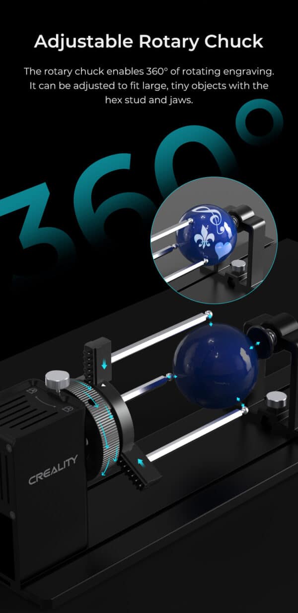 Rotationswalze Für Creality Lasergraviermaschine - Creality Deutschland