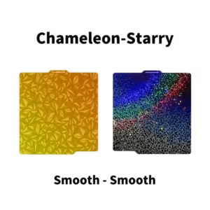 Double-Sided Textured PEI / PEY / PEO Build Plate for Creality Hi Combo – PEY Starry Sky & PEO Chameleon