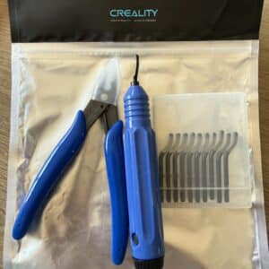 Creality 3D Printer Deburring Knife + Diagonal Cutters with 10 Replacement Blades