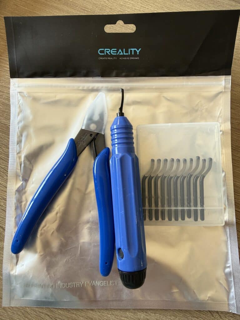 Creality 3D Printer Deburring Knife + Diagonal Cutters with 10 Replacement Blades