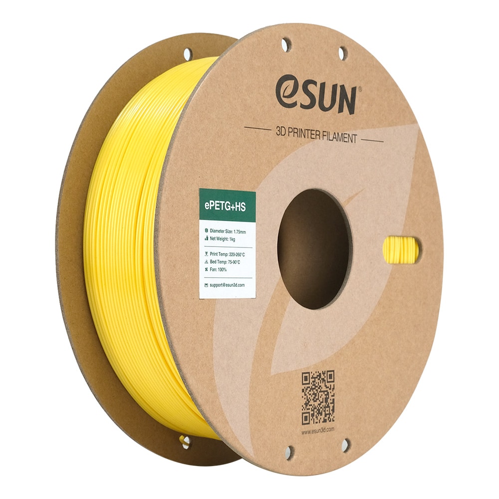 eSUN PETG+HS Solid Yellow 1kg filament
