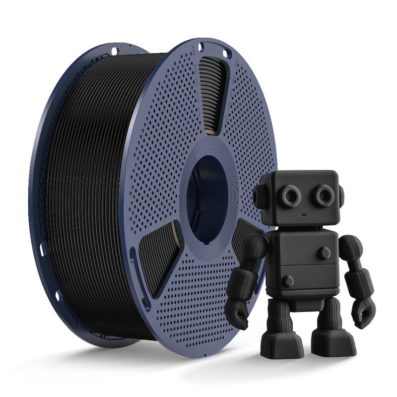 SUNLU PETG Black – 1kg spool of 1.75mm PETG filament for reliable FDM 3D printing. SUNLU PETG Black 1kg 1.75mm 3D printer filament spool
