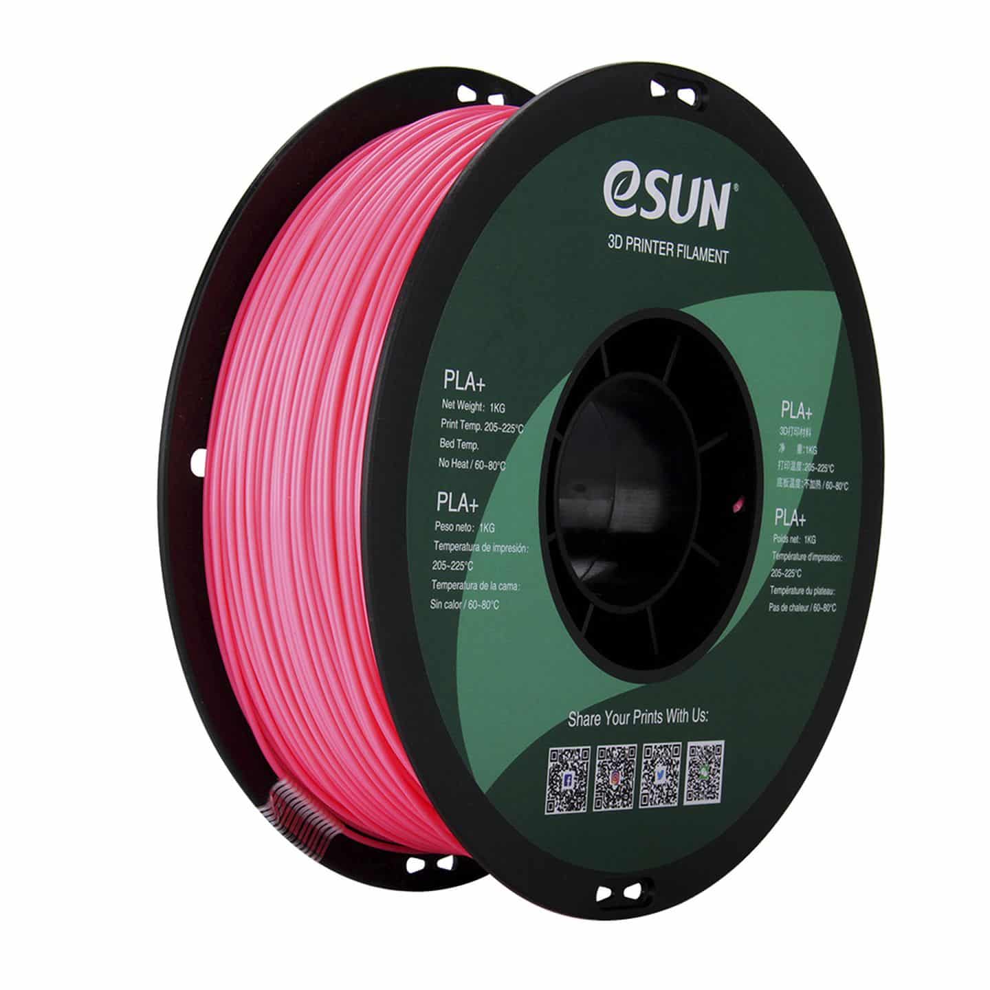 eSUN PLA+ Pink 1kg filament