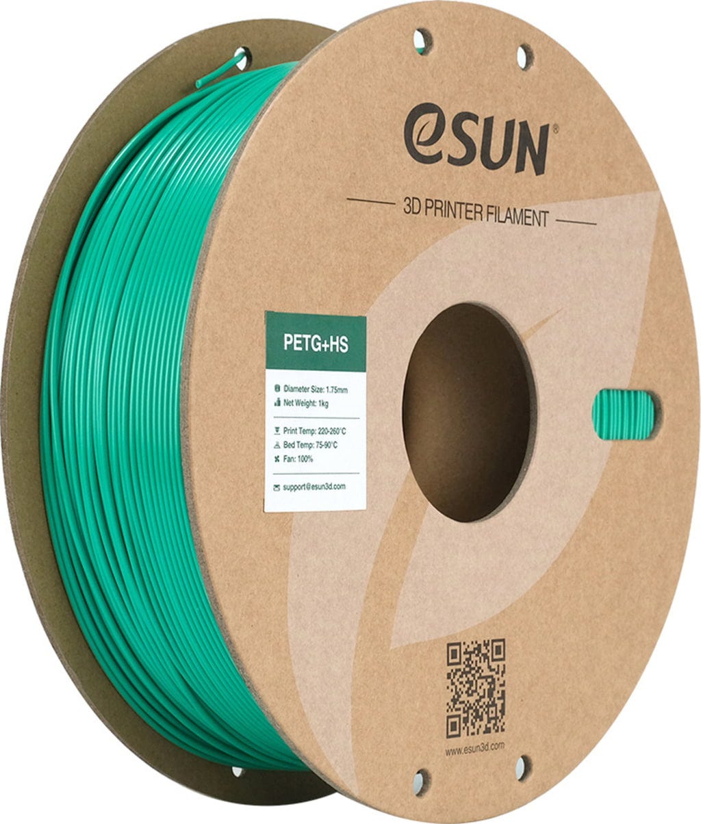eSUN PETG+HS Solid Green 1kg filament