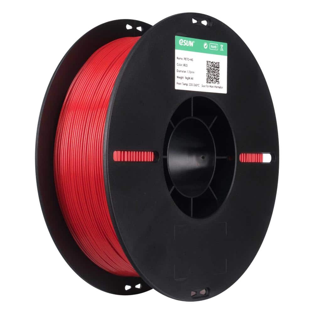 eSUN PETG+HS Solid Red 1kg filament