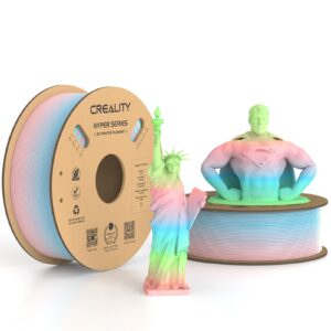 Creality Hyper Rainbow Early Spring Lake – Short Gradient PLA Filament – 1.75mm – 1kg